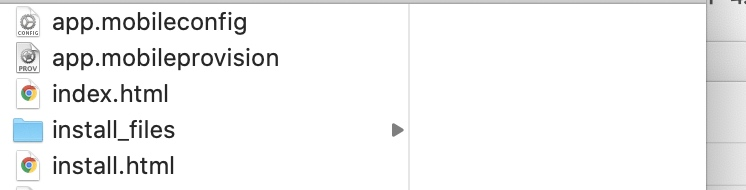 iOS WebClip生成和签名以及发布